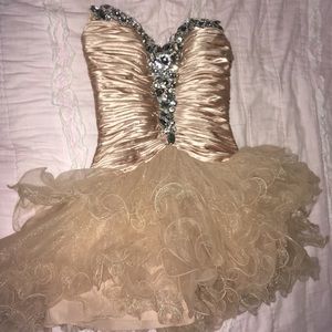Sherri Hill ballet style pink cocktail dress